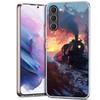 Steam Train Phone Case for Samsung A16 A26 A36 A56 A17 A37 A57 A07 A06 A02S A12 A22 A32 A52S A72 Galaxy A70 A50S A71 A51 A31 A30
