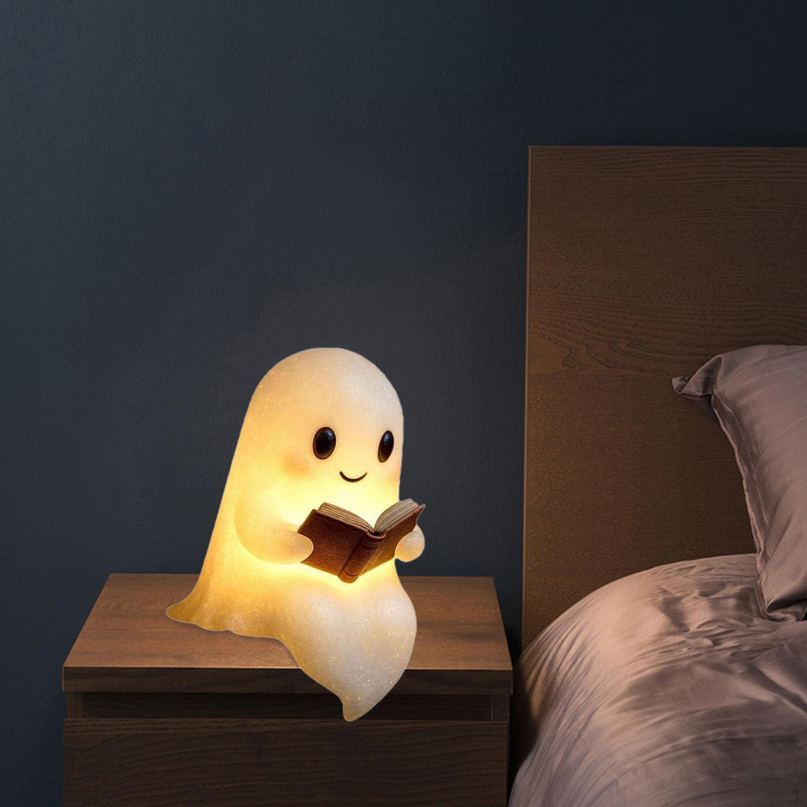 

Фигурная прикроватная лампа для детей, перезаряжаемый ночник и настольная, из смолы, причудливая для чтения L