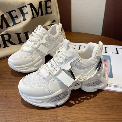 Daddy Shoes Women's New Mesh Breathable Pad Thick Sole Leisure Sports
