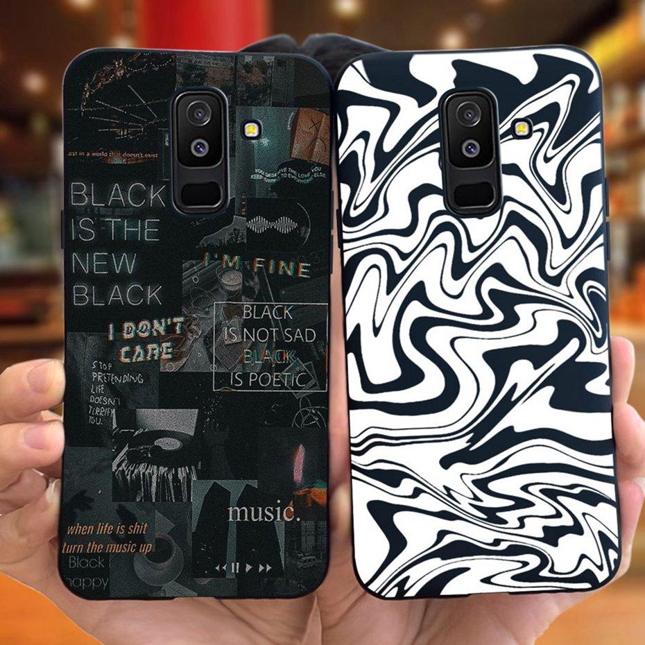 Fashion Case For Samsung Galaxy A6 Plus 2018 Soft Silicon TPU Back Cover For Samsung A6 2018 A 6 A6+ A6plus Phone Cases