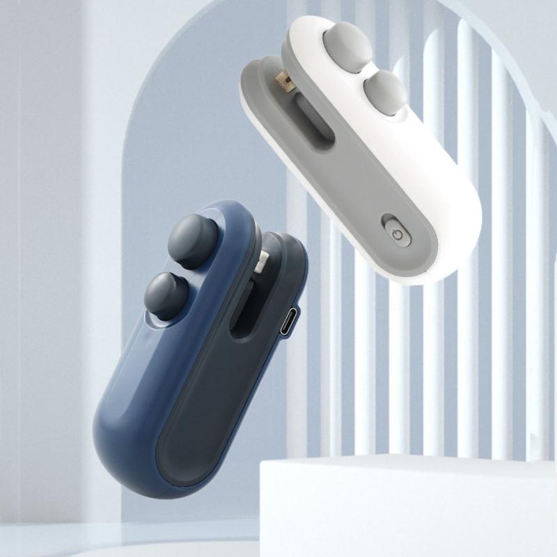 Mini Snack Sealing Machine Portable Household Cutting and Sealing Dual-purpose Plastic Bag Food Preservation Sealing