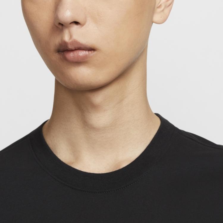 Nike Dri-Fit Heritage Court Quick-Dry Tennis Comfortable Fashion Round Neck Short Sleeve T-Shirt Men Tops Black HF6218-010