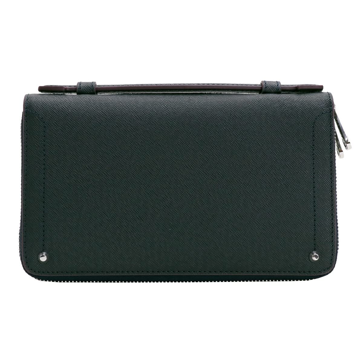 

Kiefer Neu Sottile Saffiano Leather Bag Wallet One Size Fits All Organizer, Multi-Purpose Case, Scratch-Resistant, Men s Navy,