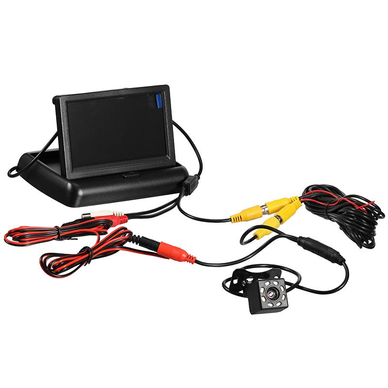 Car Monitor with 4.3-inch HD Screen and Rear View Camera