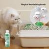 A bottle of deodorant beads for cat sand: makes your home smell comfortable and eliminates odors