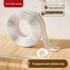 Clear Self-Adhesive Anti-Collision Strips for Child Safety - No-Paste Bumper Protection for Table, Furniture, and Wall Corners