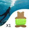 , Round Rope Made of Nylon, Portable, Replacement Accessory for Underwater Adventures, Caving,