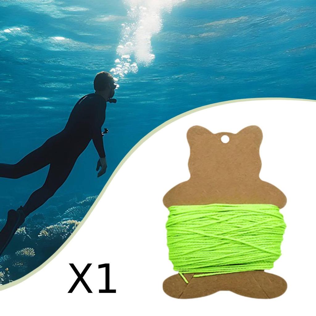 , Round Rope Made of Nylon, Portable, Replacement Accessory for Underwater Adventures, Caving,
