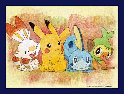 ENSKY Pokémon Novos Amigos Emocionantes 7,6 x 10,2cm Quebra-cabeça Mame 150 Peças MA-45