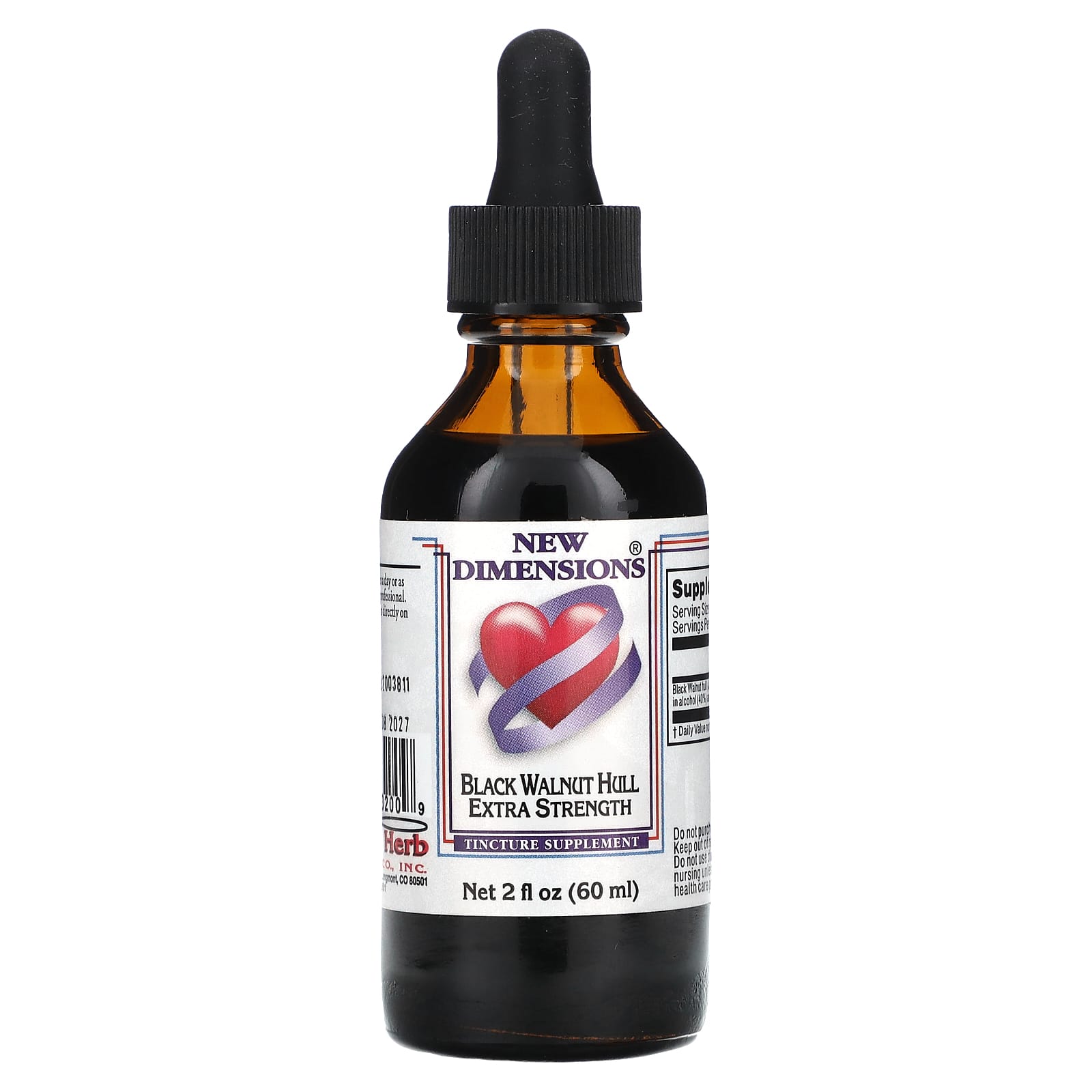 

Black Walnut Hull, Extra Strength, 2 Fl Oz (60 Ml)