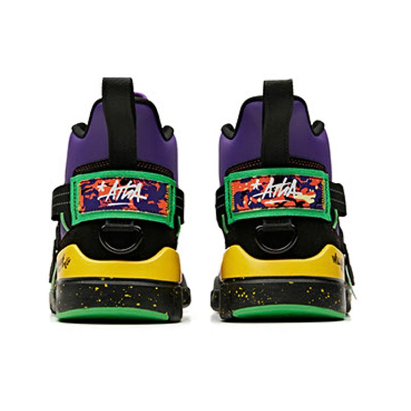 Stath x Anta Bastard Non-slip Lightweight High-Top Vintage Basketball Shoes Men's Radiant Purple Sneakers