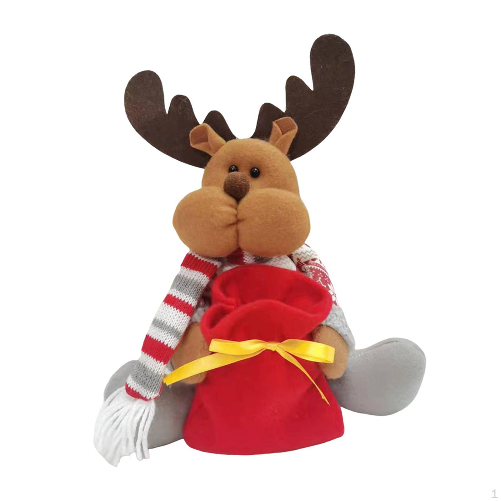 

Рождественская фигурка кукла мягкая игрушка декор для подарков прилавок камин Deer