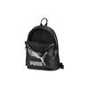 Puma Large Logo Casual PU Backpack Women Backpack Black 075164-03