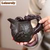 300 ml authentische Yixing Lila Ton Fair Cup Chahai Meister handgefertigte Becher mit Dargon-Griff Hochwertiges chinesisches Zisha-Teeservice-Zubehör