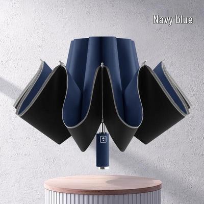 Automatischer Reflektierender Umkehr-Faltregenschirm