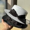 French Straw Top Hat Women's Spring Summer Straw Hat Fashion Sunshade Sun Protection Hat Casual