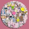 Pink Rabbit & Brown Bear Animal Pattern Large Journal & Phone Case Stickers - 100 Sheets