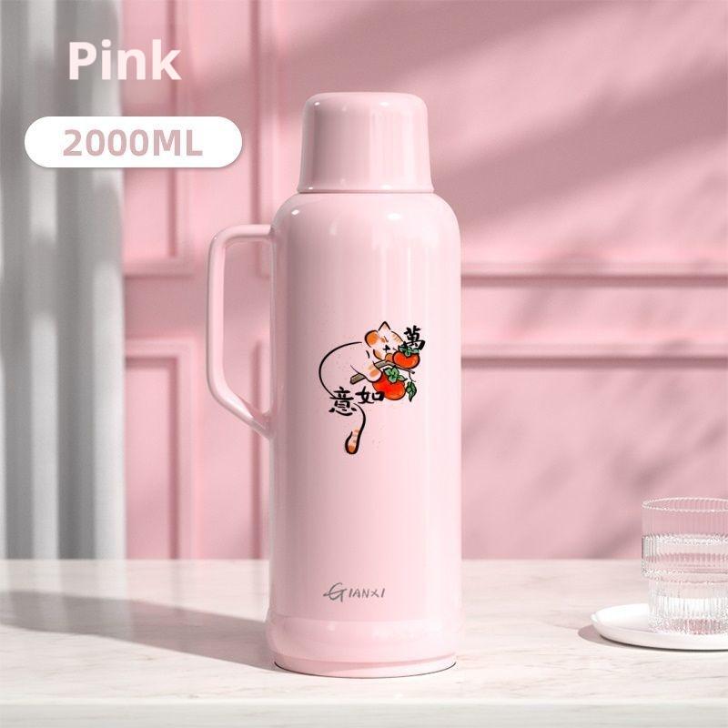 

Gianxi Бутылка для горячей воды Большой емкости Изолированный термос 2025 Новая бытовая бутылка для открытой воды Офисная бутылка для теплой воды Изолированный термос