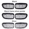 Car Front Bumper Sport Racing Grill Grilles For BMW 5 Series F10 F11 F18 520i 523i 528i  520d 530d 10-16 Diamond Kidney