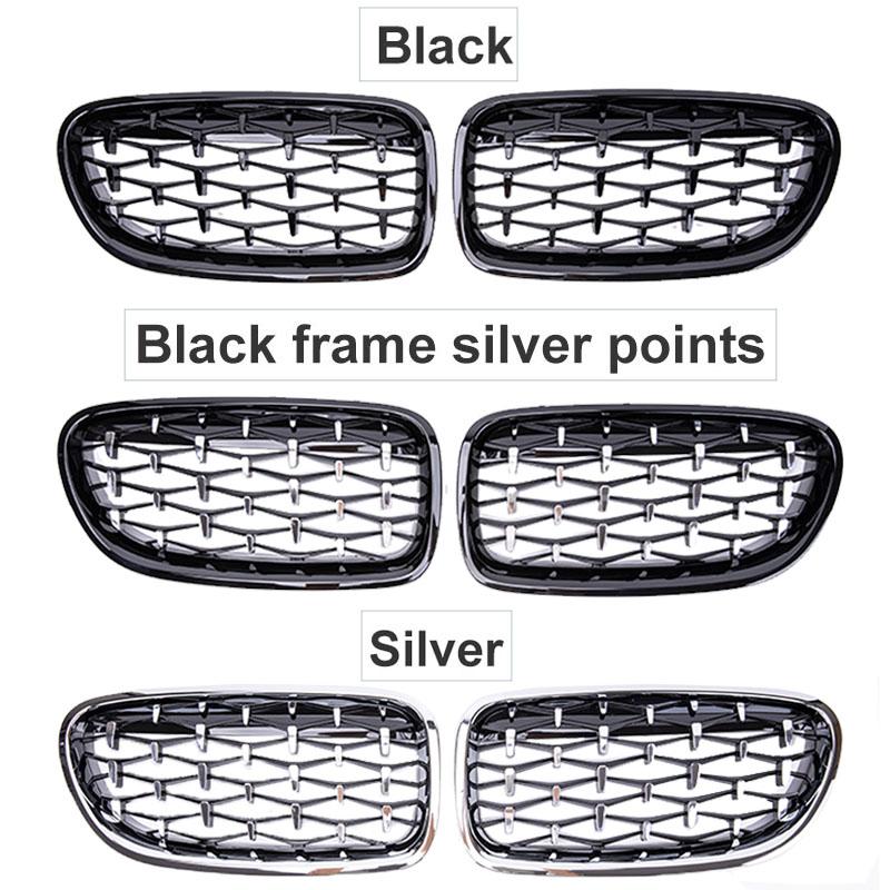 Car Front Bumper Sport Racing Grill Grilles For BMW 5 Series F10 F11 F18 520i 523i 528i  520d 530d 10-16 Diamond Kidney
