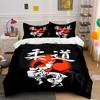 Set Copripiumino Biancheria da Letto Design Arti Marziali Judo  (1*Copripiumino 2*Federe, senza piumino)