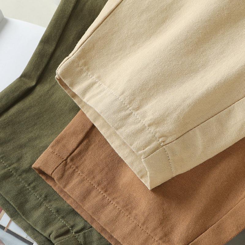 Spring and Autumn Boys New Korean Style Casual Woven Trousers