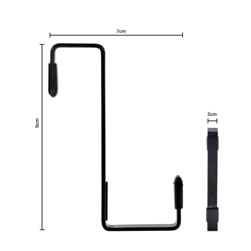 VECELO Door Hooks, Door Hangers, Wall Hooks, Entryway Hooks, Double Hooks, Multi-Function Storage Hooks, Coat Hooks, Hat Hooks, Bag Hooks, Space-Savin