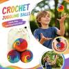 3 Pack Footbags Set Handheld Toss and Catch Coordination Training Lightweight Portable for Daily Recreation and Exercise