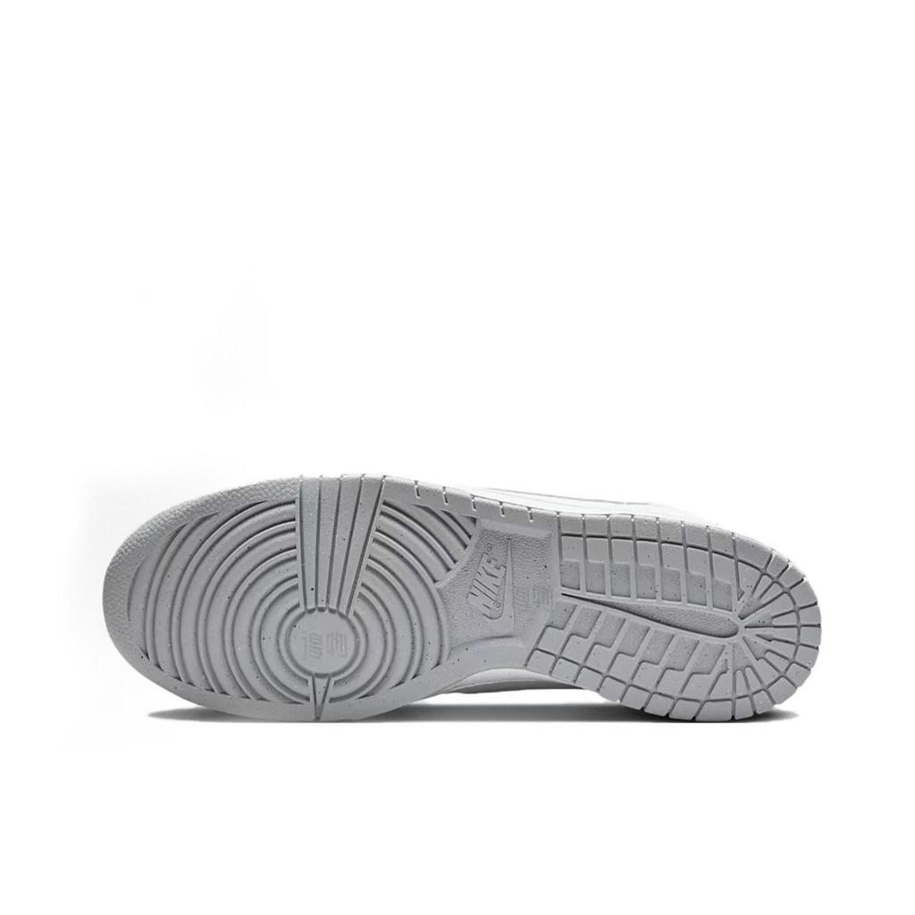 Nike Big Leather Wrapping, Wear Resistant And Non Slip Low top Skateboard Shoes Unisex Gray White 355152-106(Team59-)