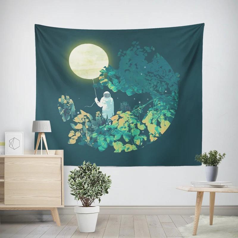 

Декоративный гобелен с изображением мультфильма «Абстрактный голубь» для дома, гостиной, офиса, декоративный гобелен 100x75cm