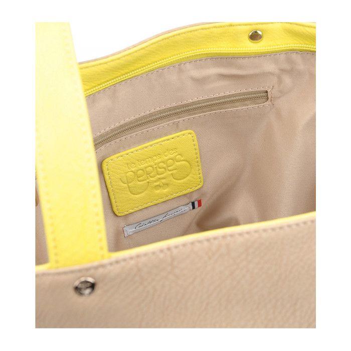 Sac Le Temps des Cerises Elegance 2 Beige/Jaune