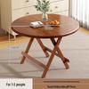 ZISIZ Portable Folding Round Table
