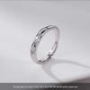 Fashionable 925 Silver-Plated Mobius Couple Rings - Personalized Unisex Design