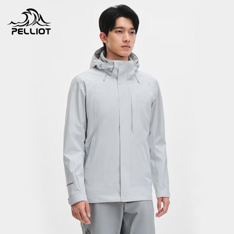 

Pelliot Men s 3-in-1 Windproof Waterproof Hiking Jacket L
