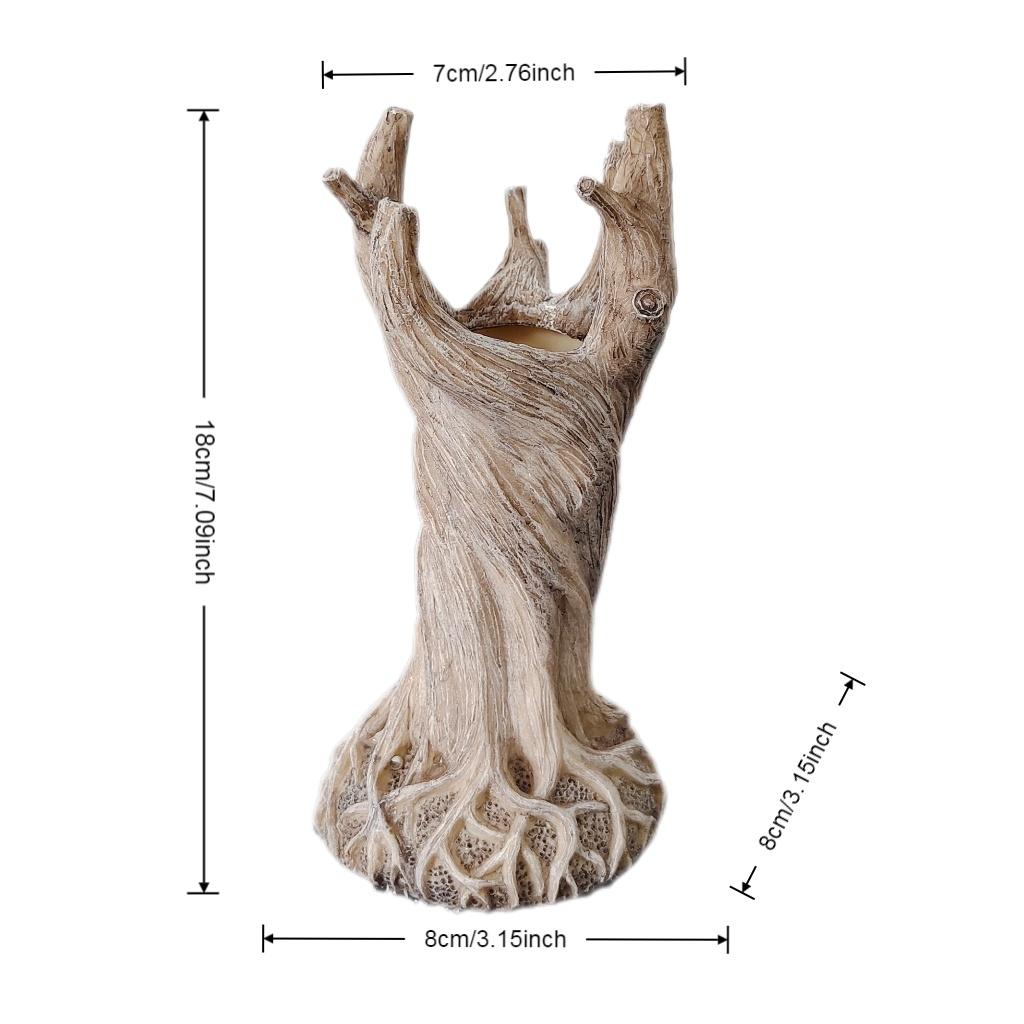 

1 Piece of Resin Tree Vase, Suitable for Halloween, Christmas, Full of Design and Very Practical.