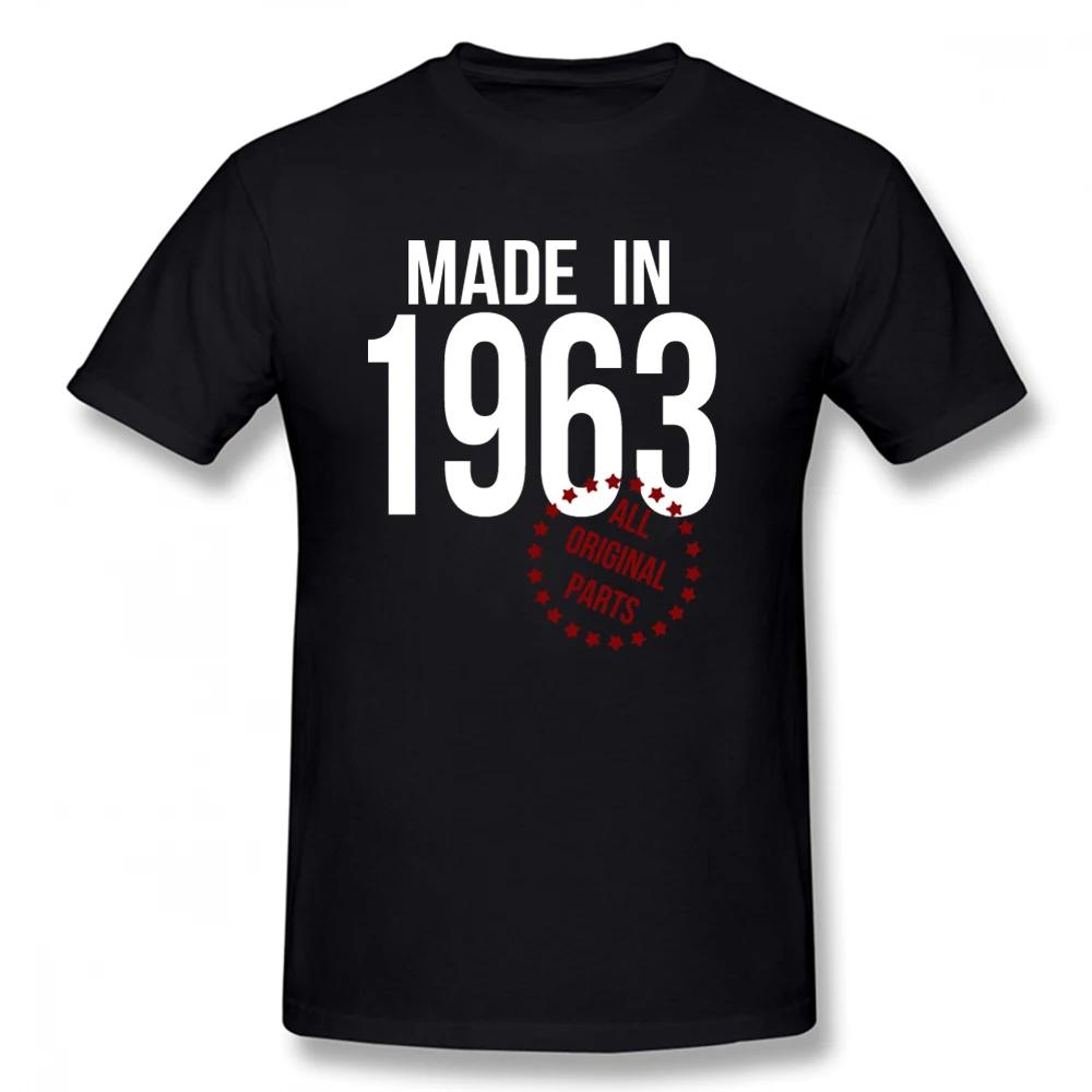 

Funny Made In 1963 All Original Parts T Shirts Graphic Cotton Streetwear Short Sleeve Birthday Gift Tshirt Mens Clothing - Me... 5XL різнокольоровий