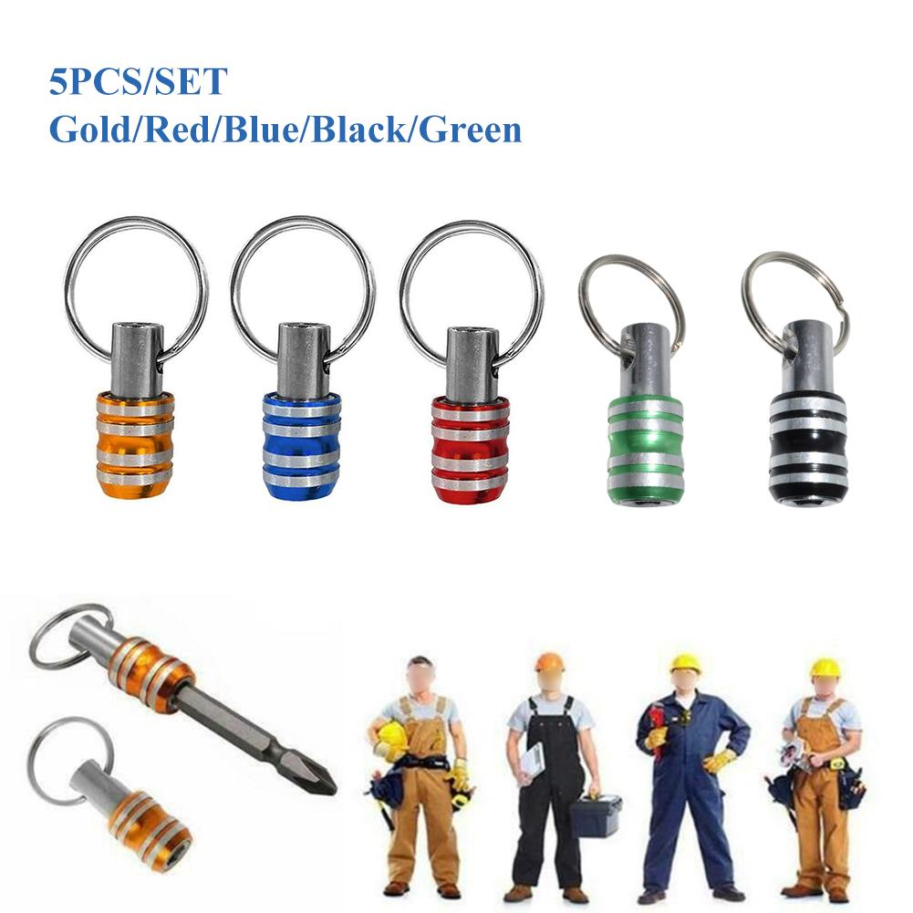 Buy 5X 1/4 Hex Shank QuickRelease Keychain Screwdriver Bit Holder Bit Bits Set at affordable
