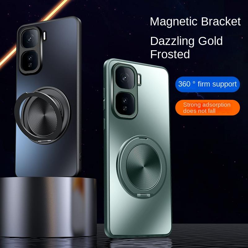 For VIVO IQOO Neo 10 Pro Plus Case Hard Matte With Ring Magnetic Protective Back Cover Case For IQOO Neo 10 10 Pro+ Phone Shell