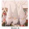 Set of 3 Scandinavian Style Hanging Gnome Ornaments for Christmas Tree Decoration with Handmade Felt and Knitted Hats