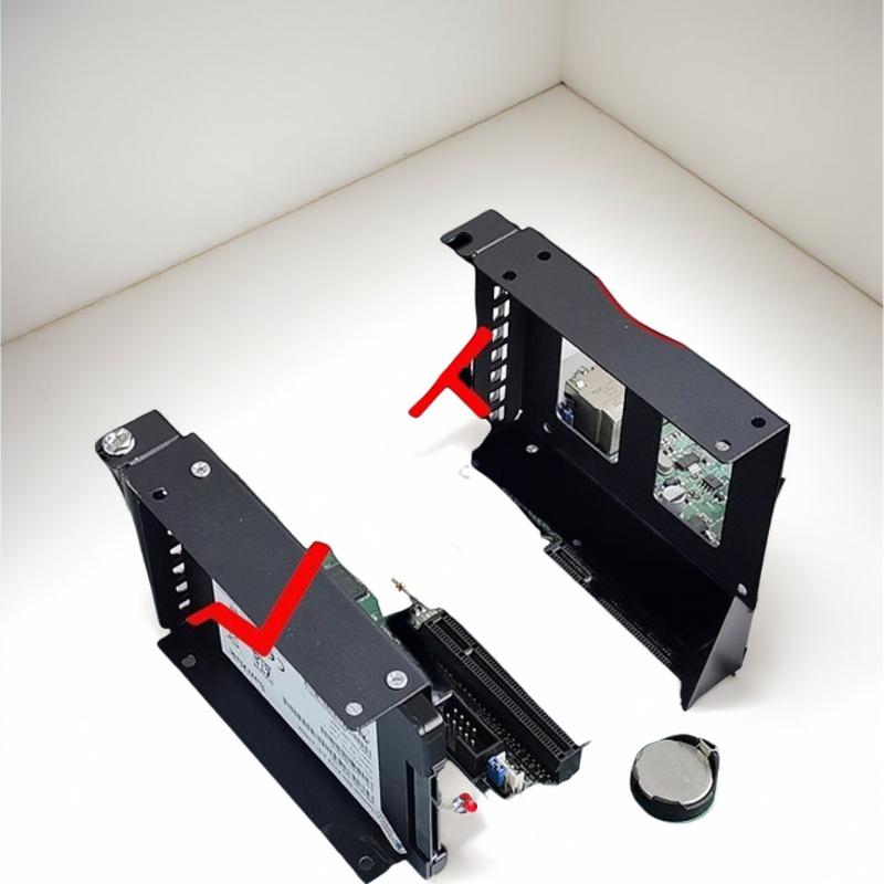 Desktop PC Hard Drive Bay Expansion Rack PCI Slot Mount Bracket for 2.5/3.5 Inch SSD HDD