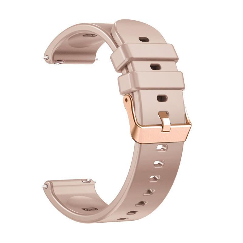 

18mm Straps For Garmin Vivoactive 4S Wristband For Garmin Venu 2S 3S Silicone Band For Huawei Watch GT5 GT4 41mm Bracelet Correa For Garmin Rey абрикосовий