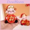 Prosperity Wealth God Resin Car Ornament With Lucky Symbols For New Year Gift