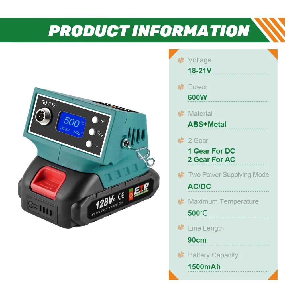 600W 2 IN 1 Smart Electric Welding Soldering Iron Digital Display Multifunction Household DIY Tools Repair Soldering Station