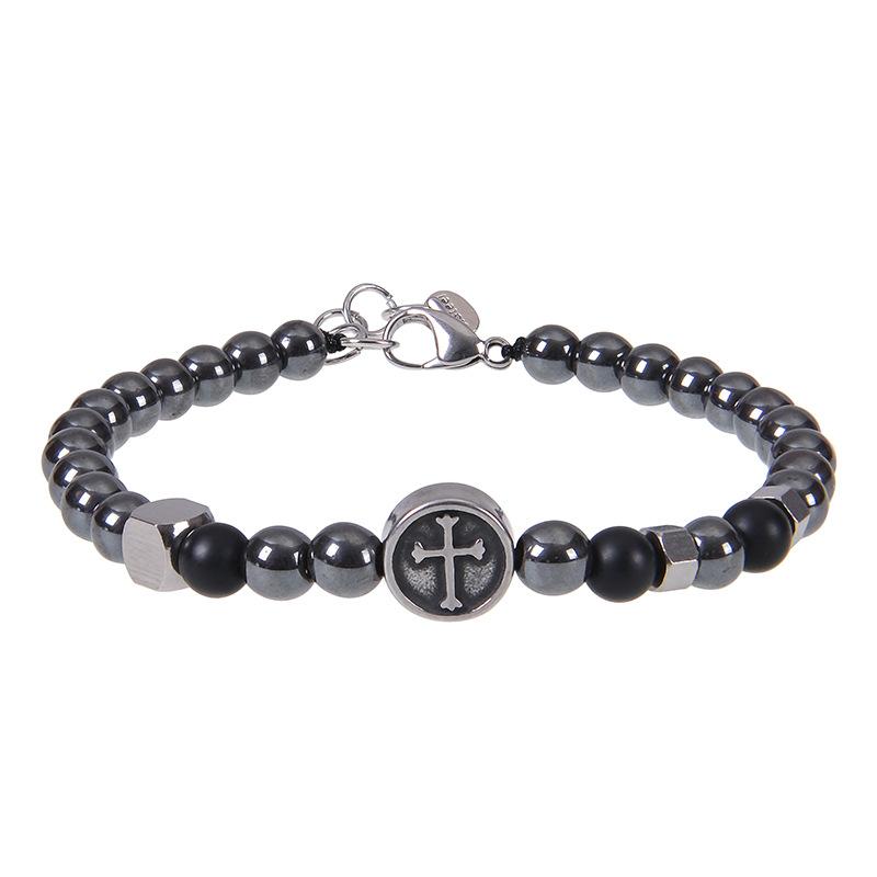 

JYL TS Bracelet Evil Eye Beaded Shields Against Negativity & Attracts Light black magnet брандейс синий