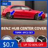 Car Sticker 4pcs 75mm Car Wheel Center Hub Cap Badge Cover For Mercedes Benz A C GLC GLA W205 W204 W203 W212 W211 W213 W210 W164