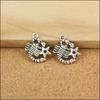 Hot Tibetan Silver Mixed Zodiac Accessories Dangle Beads Charm Pendant for Jewelry Making