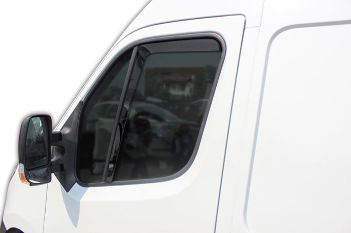 Air Deflectors - SCOUTT - Renault Master - Smoked - Reinforced Acrylic - Easy Installation