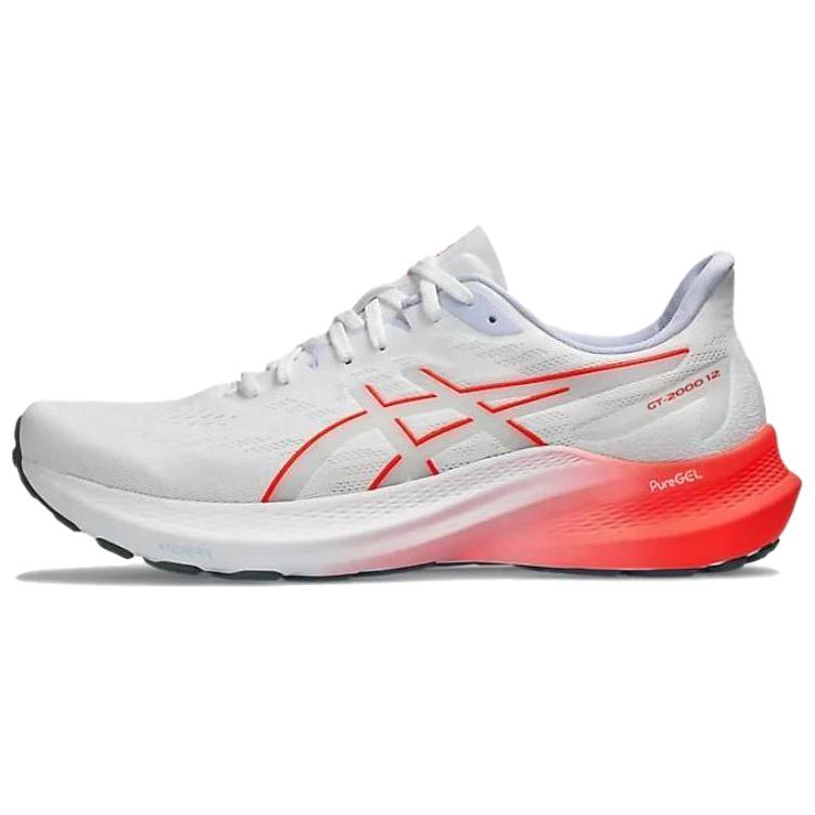 ASICS GT 2000 12 White Sunrise Red 1011B691-101 46.5