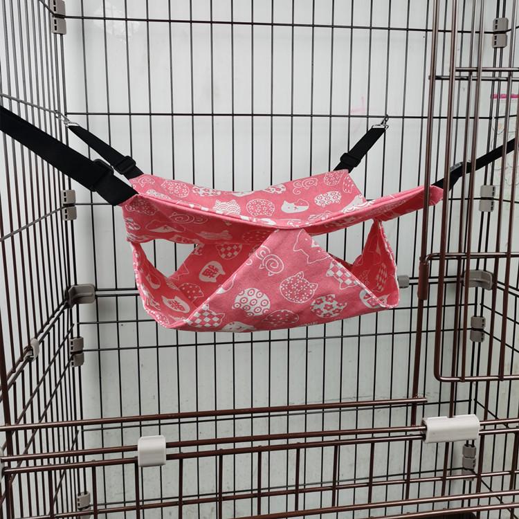 

Подвесной гамак для маленьких питомцев: Железная клетка-корзина для кошек, белок, шиншилл, сахарных поссумов, хомяков L