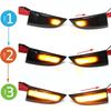 2x Car Side Mirror Blinker Indicator Lamp LED Dynamic Turn Signal for Renault Scenic Megane Laguna Fluence Latitude Safrane MK3